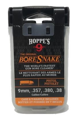 Hoppe's 9 Boresnake 24002D Den for .357/.380/.38 & 9mm Caliber Pistol Bore Cleaner