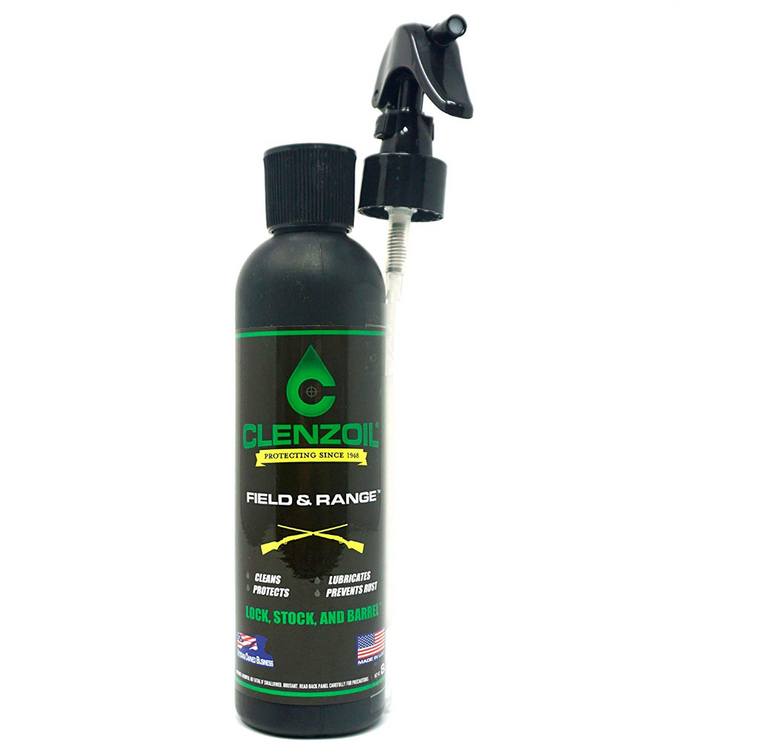 Clenzoil Field & Range Gun Oil Spray Lube 8oz. Gun Cleaner w/ Sprayer - 2724