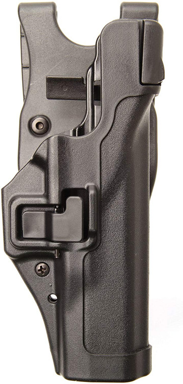 BlackHawk Level 3 SERPA Auto Lock Duty Holster with belt loop only Matte Right