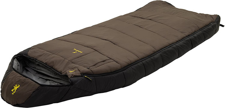 ALPS Browning Camping McKinley 0 Degree Sleeping Bag 4853417 Clay/Black, 36x90"
