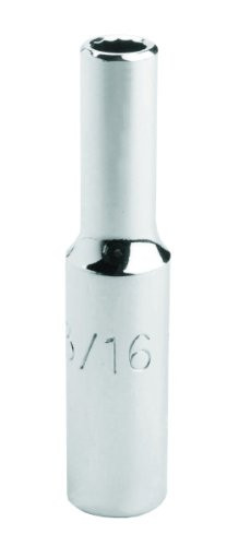 Stanley Proto J4716LT 1/4-Inch Drive Deep Socket, 1/2-Inch, 12 Point