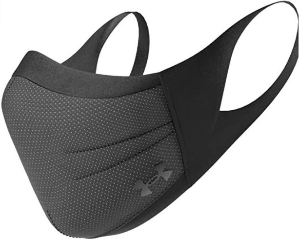 Under Armour UA Sportsmask Adult Facemask Face Cover, Black/Charcoal - 1368010