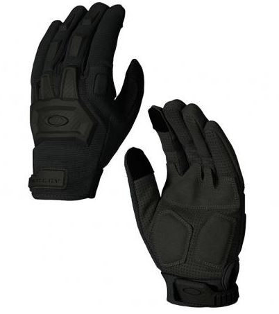 Oakley FOS900308-01K Factory Lite T Tactical Glove, Jet Black - Medium