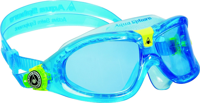 Aqua Sphere Seal Kid 2 Swim Goggles w/ Blue Lens (Aqua/Lime) - MS162134
