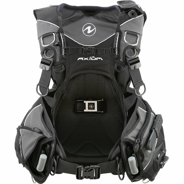 Aqua Lung Axiom i3 BCD w/ Fast Lock System (XXL, Black/Charcoal) - BC1310101XXL