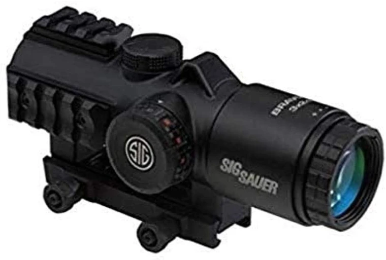 Sig Sauer Bravo3 Battle Sight, 3X24mm, 556-762 Horseshoe DOT Illum Reticle, 0.5 Moa, M1913, Black
