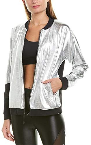 K O R A L Gilded Chromoscope Jacket in Silver Small