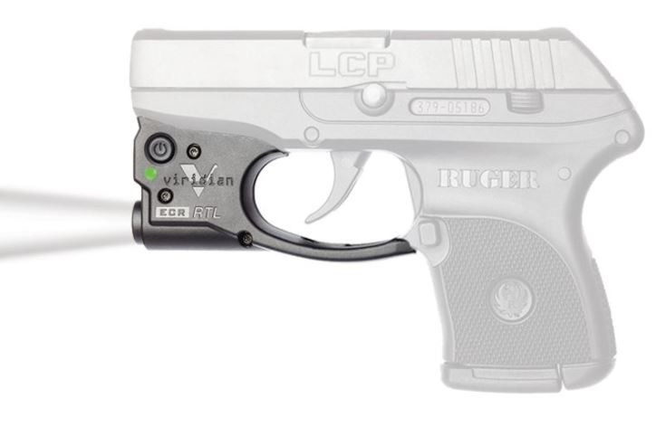 Viridian Reactor TL Gen II Tactical Light, Ruger LCP w/ ECR Holster - 920-0002