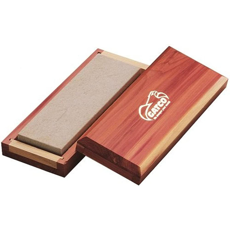 GATCO 100% Natural Soft Arkansas Stone with Case, 6"