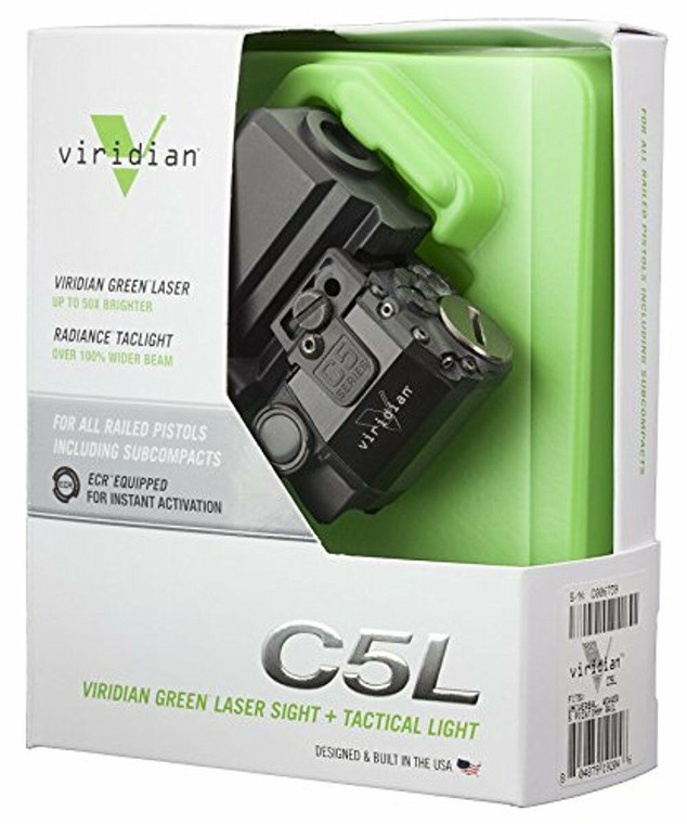Viridian Universal Mount Tactical Light (500 Lumens) (OPTIONAL LASER AND CAMERA - CHOOSE MODEL)
