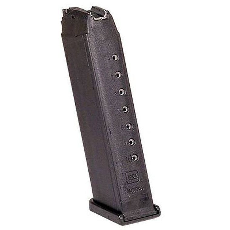 Glock G37 45 (GAP) 10 Round Polymer Magazine Black Finish