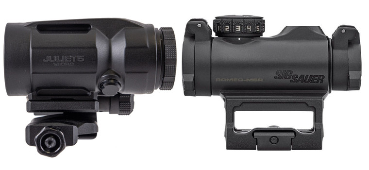 Sig Sauer JULIET 5X MICRO MAGNIFIER And Romeo MSR Sight Bundle