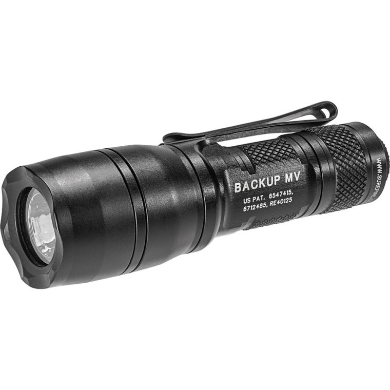 SureFire E1BMV E1B MV Backup Black Anodized Aluminum White LED 5400 Lumens 86 Meters Range