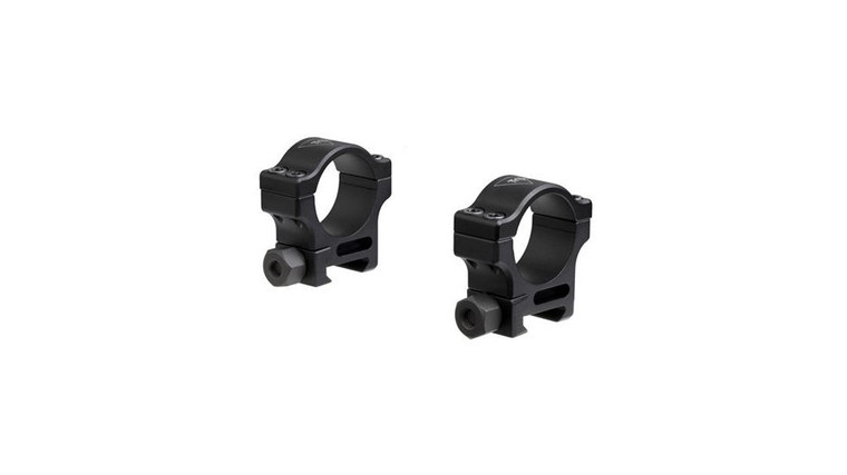 Trijicon AC22009 Scope Ring Set  Picatinny Rail 30mm Tube Black Hardcoat Anodized Aluminum