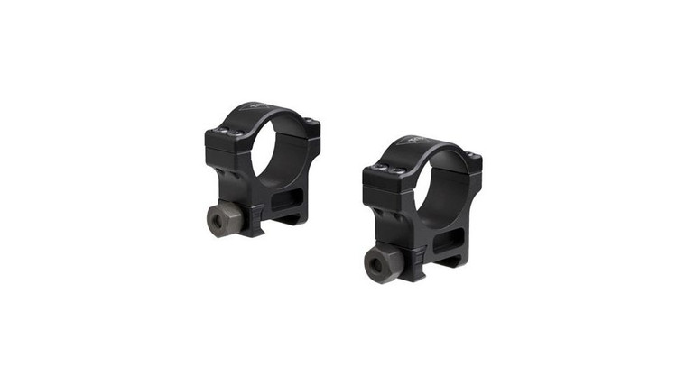 Trijicon AC22010 Scope Ring Set  Picatinny Rail Medium 30mm Tube Black Hardcoat Anodized Aluminum