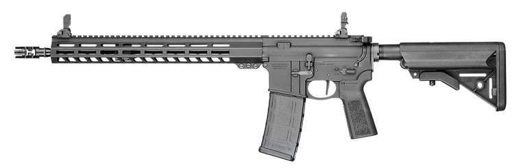 Smith  Wesson  Volunteer XV Pro 5.56x45mm NATO 16 301 Matte Black Rec 15 MLOK Handguard  Black Adjustable B5 SOPMOD Stock B5 Type 23 Grip Right Hand Includes 2 Rail Section  Magpul Rail Covers
