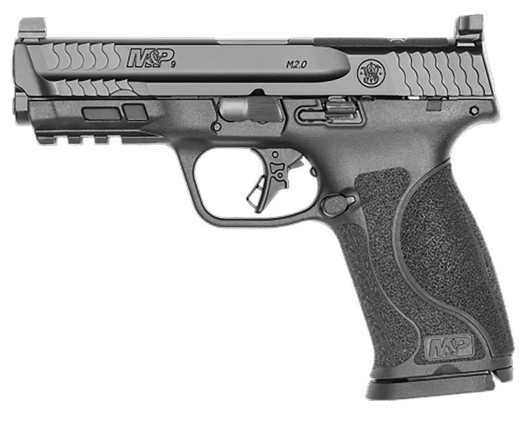 Smith  Wesson 13564 MP M2.0 Striker Fire 9mm Luger 4.25 Barrel 171 Black Polymer Frame With Picatinny Acc. Rail Optic Cut Black Armornite Stainless Steel Slide No Manual Safety Optics Ready