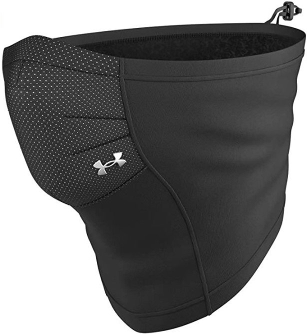 Under Armour Sportsmask Fleece Gaiter Adult Facemask, Black/Charcoal - 1369735