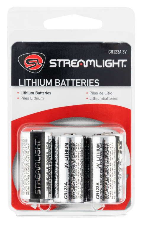Streamlight 85180 CR123A  3V Li-Ion 6 Pack