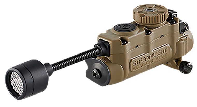 Streamlight  Sidewinder Stalk Helmet Light 23/28/57/76 Lumens White White/Red/Green/Blue/IR LED Bulb Coyote 28 Meters Distance Features Arc Rail Mount &amp; Assembly