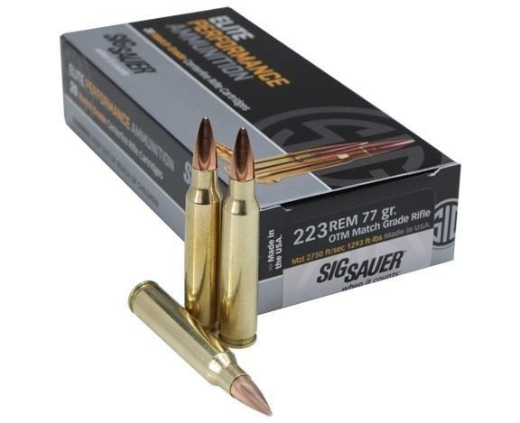 SIG SAUER Elite Performance .223 Rem OTM 77 grain