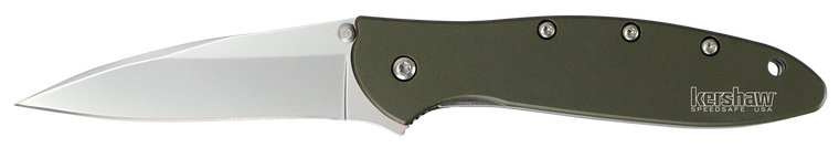 Kershaw 1660OL Leek  3 Folding - Drop Point Plain