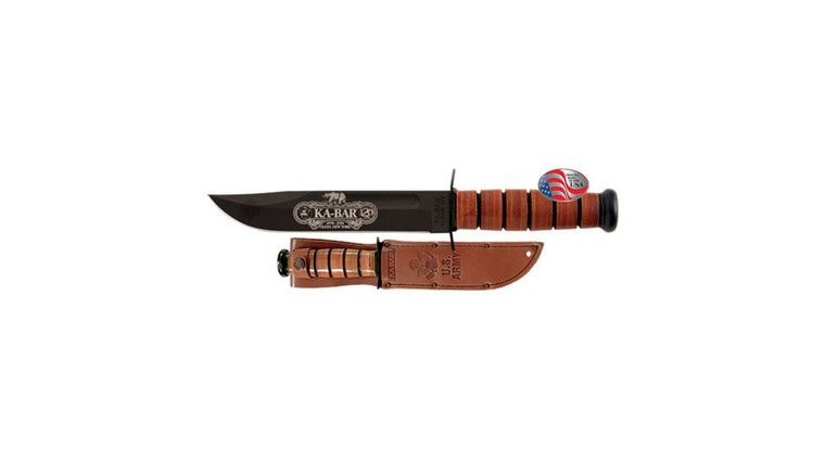 KA-BAR 120TH ANNIVERSARY, ARMY - ENGRAVED Clam Pack