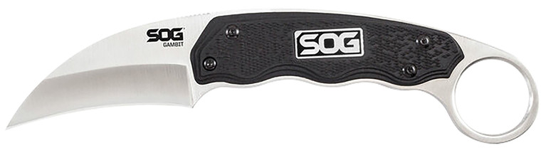 S.O.G SOGGB1001C Gambit 7Cr17MoV SS 2.58 Fixed - Sheepsfoot Plain