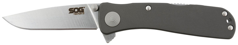 S.O.G SOGTWI8CP Twitch II AUS8A SS 2.65 Folding - Drop Point Plain