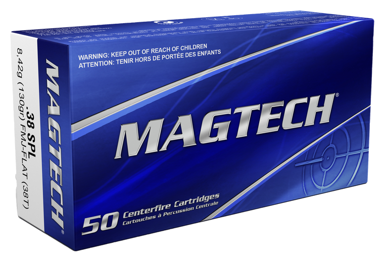 Magtech 38T Range/Training 38 Special 130 gr Full Metal Jacket (FMJ)