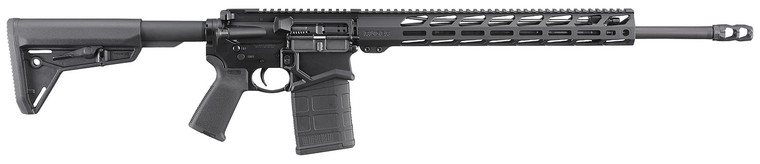 Ruger 308 Win 20" Barrel, Black, Black Magpul Grip Rifle - 20Rd