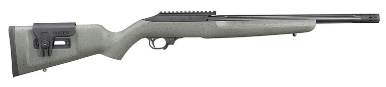 Ruger 22LR 16" Barrel, Gray-Satin Black Competition Rifle - 10 Rd