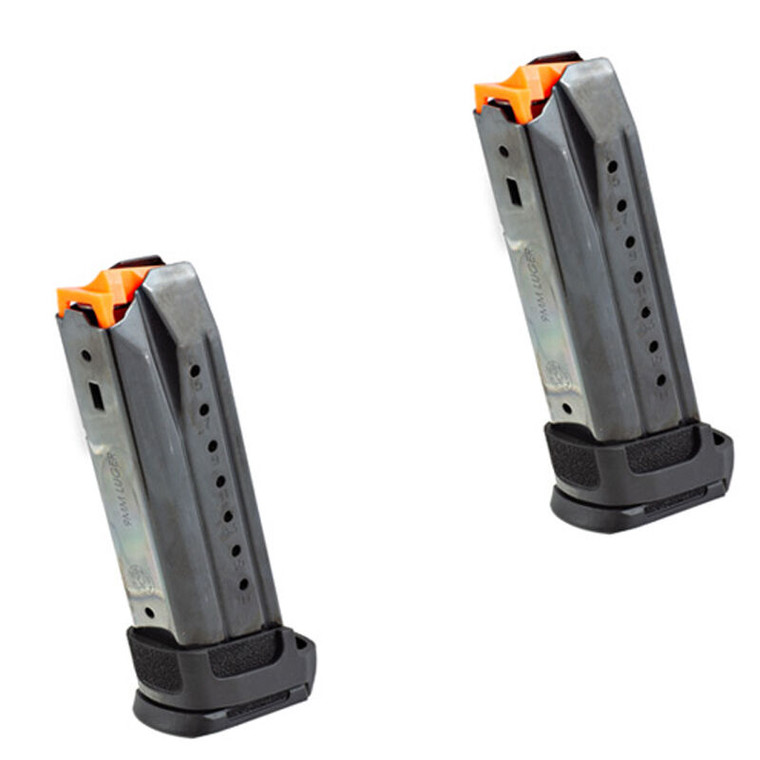 Ruger 90691 Security9 Value Pack 17rd Magazine Fits Ruger Security9 9mm Luger Black Oxide 2 Pack