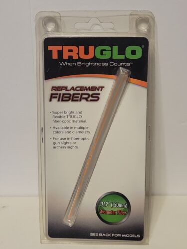 TRUGLO REPLACEMENT .019X5.5 SIGHT PIN FIBERS