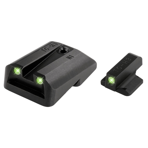 TRUGLO 1911 GOVERNMENT NOVAK LOMOUNT .260/.450 TRITIUM NIGHT SIGHTS