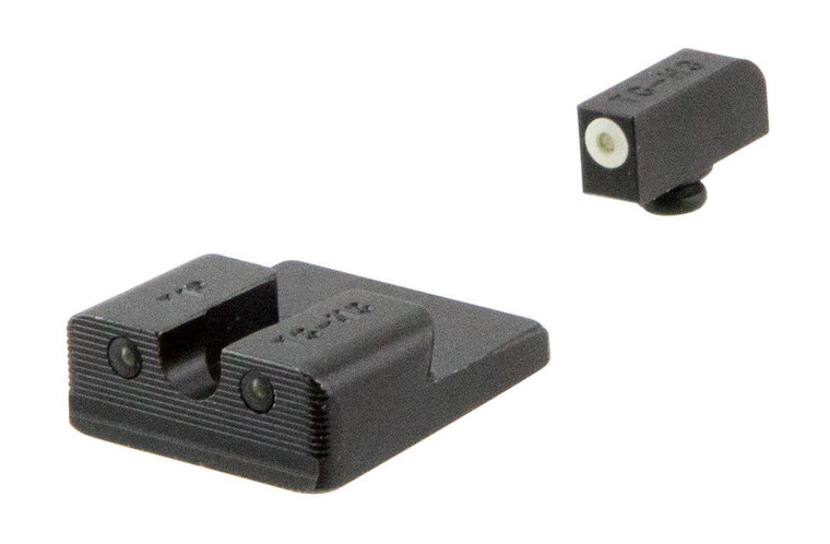TRUGLO TRIT PRO TAURUS MILLENNIUM G2/709 SLIM/740 SLIM WHITE HANDGUN SIGHT SET