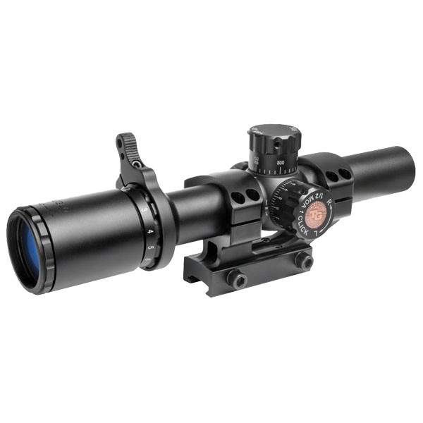 TRUGLO TRU-BRITE 1-4x24MM DUPLEX MIL-DOT RETICLE 30MM SERIES TUBE RIFLE SCOPES