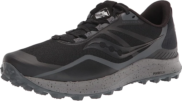 Peregrine 12 Running shoes, Men's, Black/Charcoal, 11