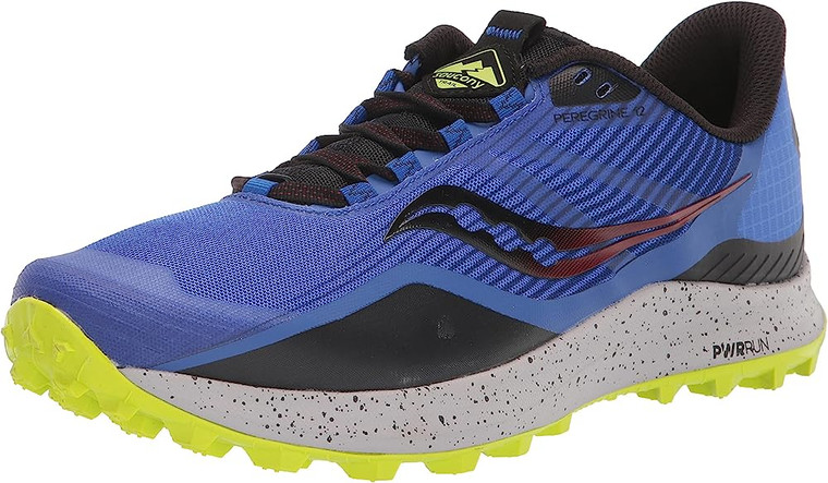 Peregrine 12 Running shoes, Men's, Blue Raz/Acid, 11.5