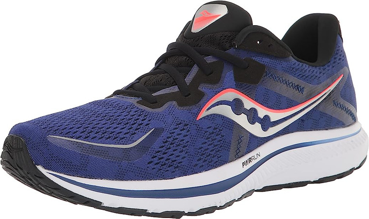 Saucony OMNI 20 Running Shoes, SAPPHRE/VIZIRED, 8.5