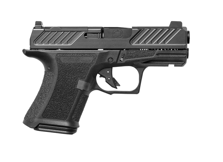 CR920, 9mm, Black Frame, Combat Slide Optic Black, Spiral Unthreaded Barrel Black, SS Rod, Blk Serr