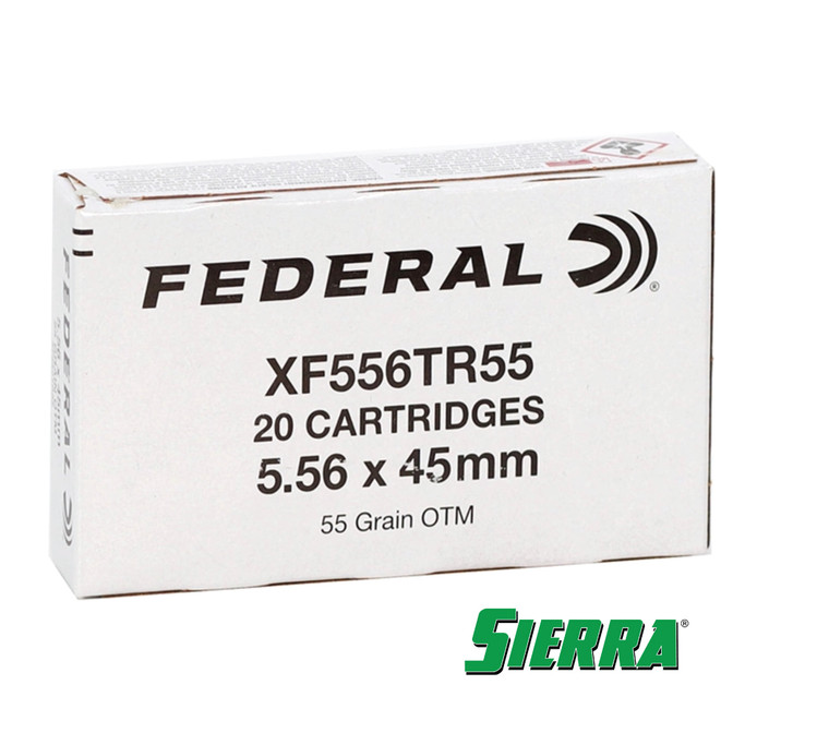 Federal 5.56x45mm Match Ammo: Sharpen Your Aim with 55g Open Tip