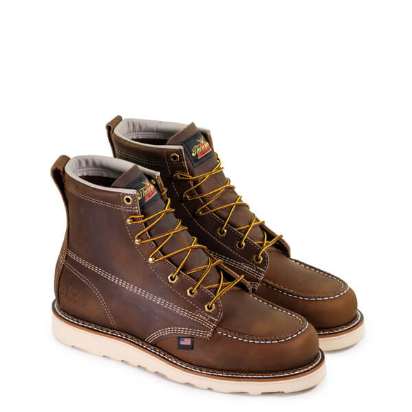 Thorogood American Heritage – 6″ Trail Crazy Horse Moc Toe – MAXWear Wedge™