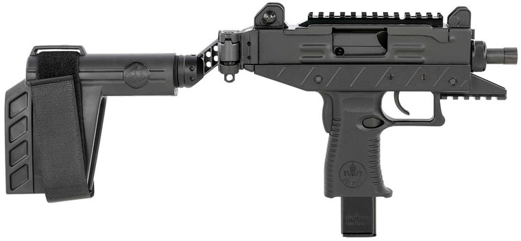 IWI UZI Pro 9mm With SB tactical Brace and Threaded Barrel Pistol
