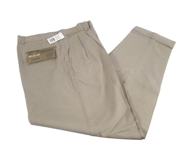 Propper Field Wear Pleated Dark Khaki Pants - Size 36 X 30