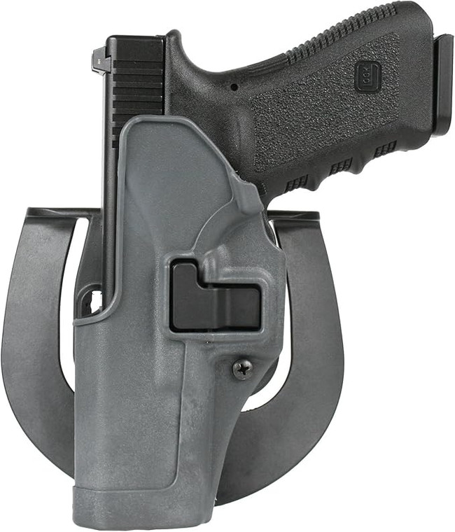 BLACKHAWK Sportster Serpa CMG Paddle Holster for Glock 26/27/33, Gray - LH