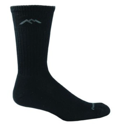 Darn Tough Tactical Merino Wool Micro Crew Boot Socks, Black, Size - Small
