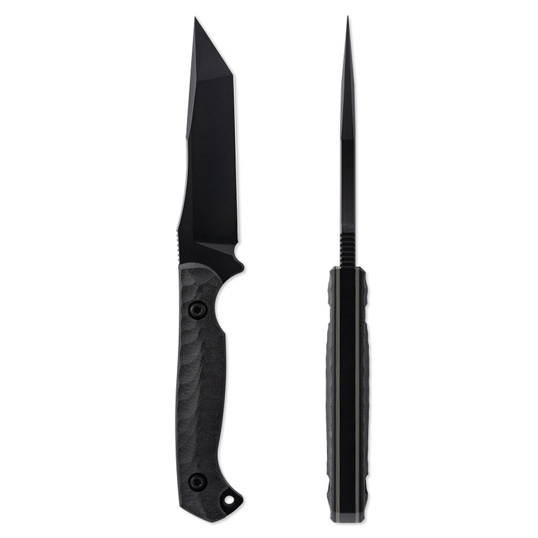 Toor Knives Krypteia T Fixed Blade Knife, SoCom Black