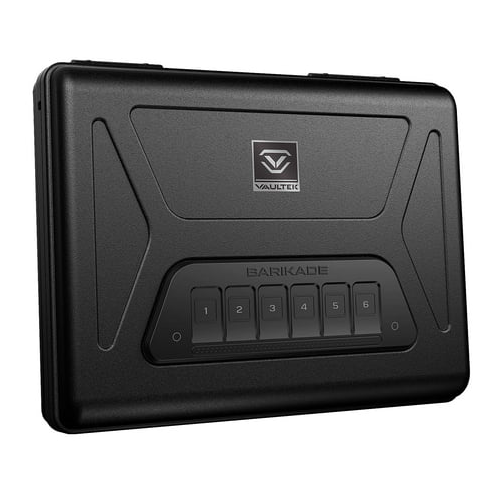 Vaultek Barikade Series 2 Non-Biometric Compacted Pistol Smart Safe, Black