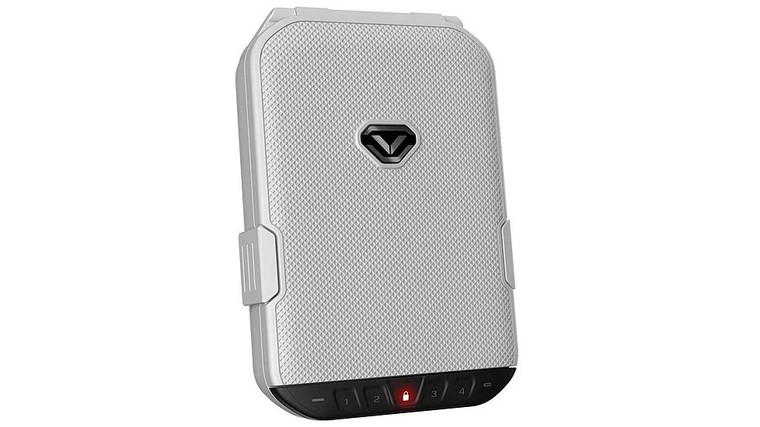 Vaultek LifePod 1.0 Secure Portable Electronic Lock Gun Safe, Alpine White